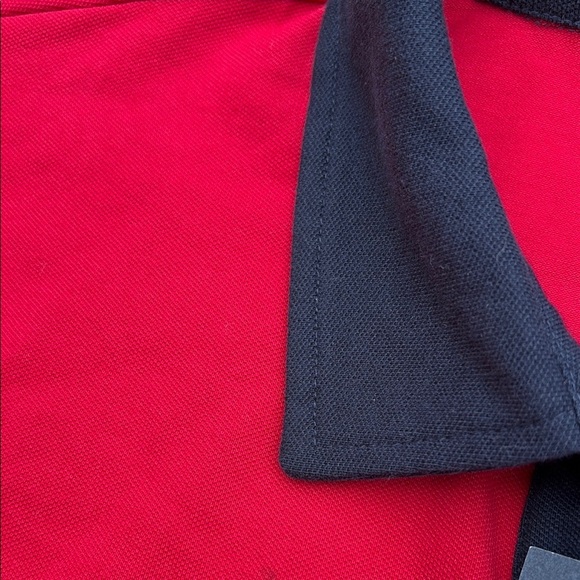 NWT Tommy Hilfiger Red Polo Shirt dress size L ( fits larger) - Picture 5 of 8